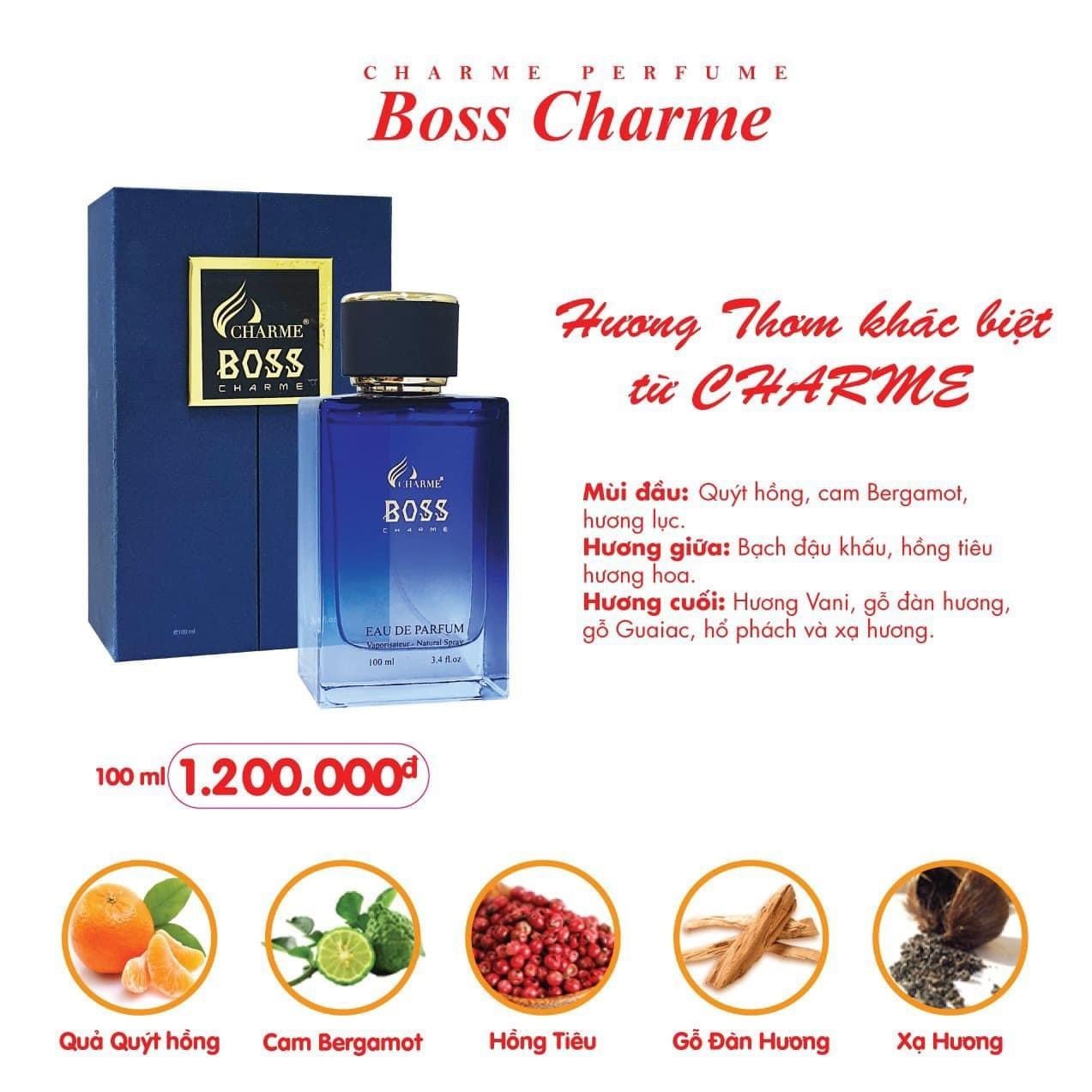 NƯỚC HOA NAM CHARME BOSS 10ML