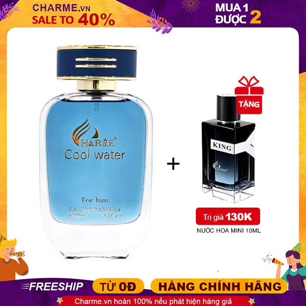 NƯỚC HOA NAM CHARME COOL WATER 100ML ( PHIÊN BẢN 2024 )