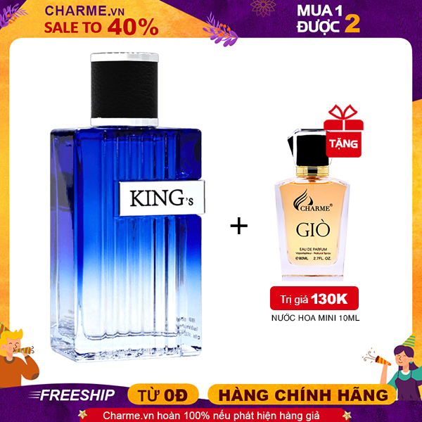 NƯỚC HOA NAM CHARME KING 100ML ( PHIÊN BẢN 2024)