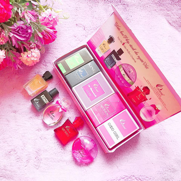 BỘ SET NƯỚC HOA CHARME MINI 5 CHAI x 10ML