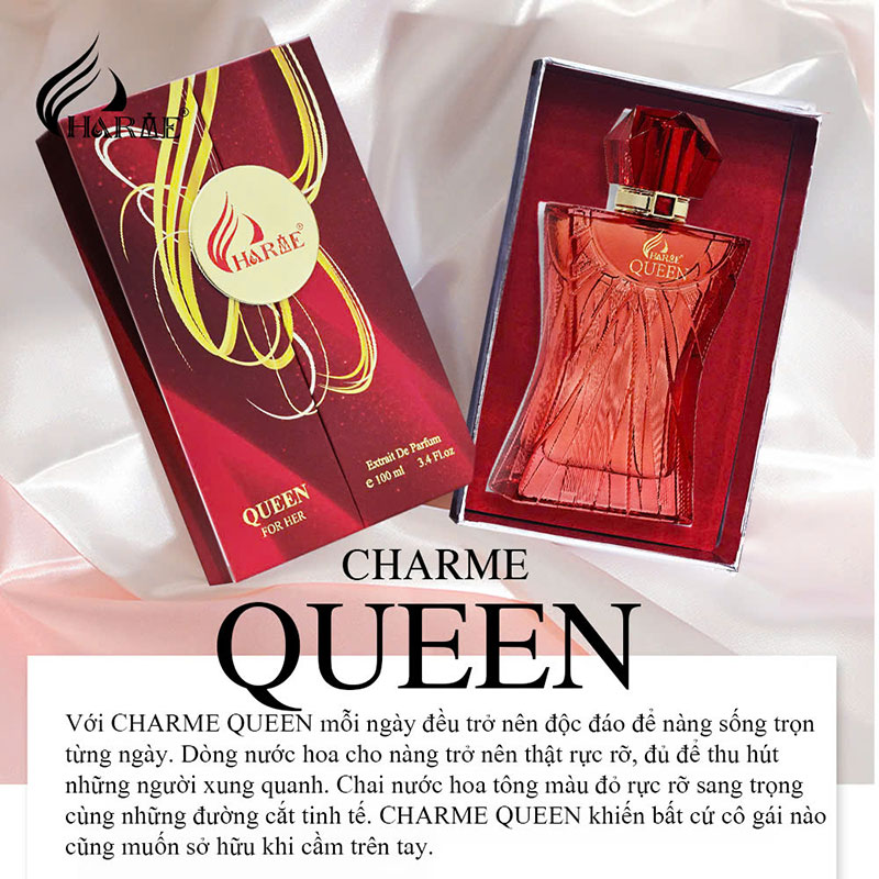 NƯỚC HOA NỮ CHARME QUEEN 100ML ( PHIÊN BẢN 2024)