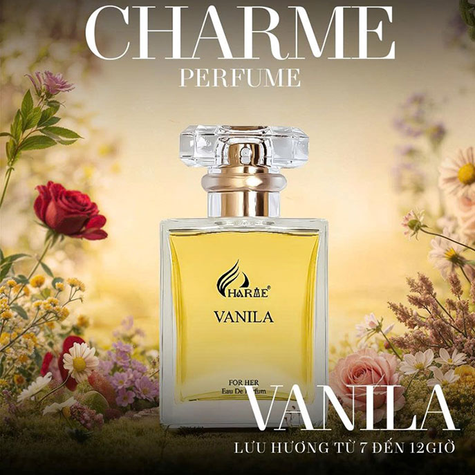 NƯỚC HOA NỮ CHARME VANILA 50ML