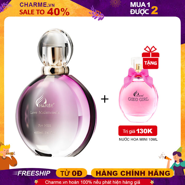 NƯỚC HOA NỮ CHARME LOVE MADEMOISELLE 100ML