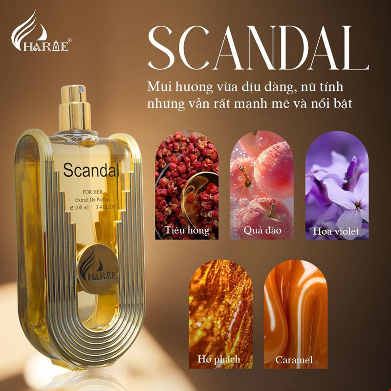 NƯỚC HOA NỮ CHARME SCANDAL 100ML